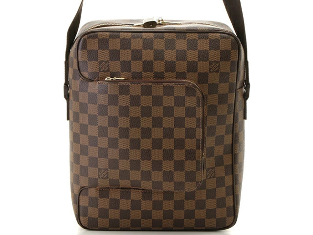 LOUIS VUITTON Olaf Damier Ebene Brown Shoulder Bag